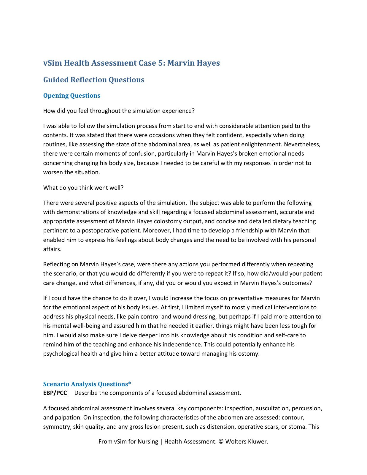 Marvin Hayes study resource preview
